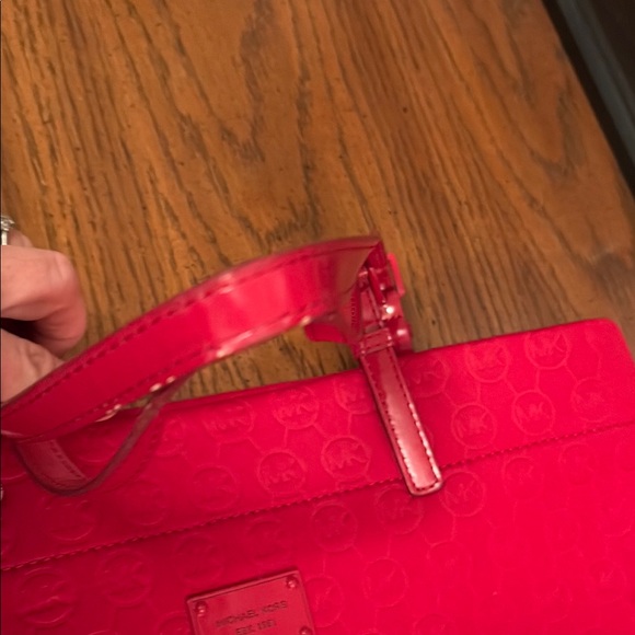 Michael Kors red Neoprene Tote bag Jet Set Neoprene - Picture 6 of 6
